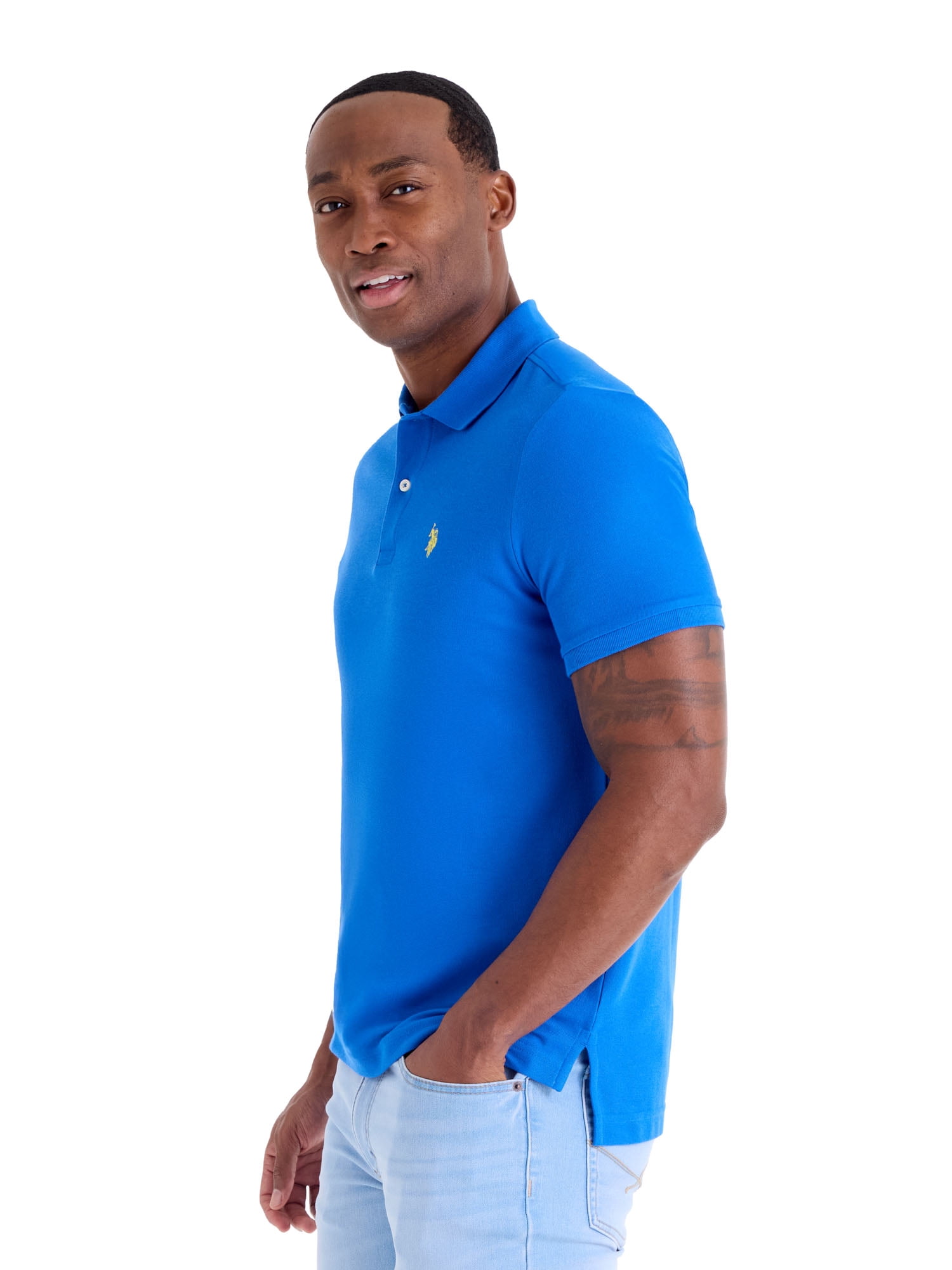 U.S. Polo Assn. Men's Performance Pique Polo Shirt