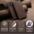 thumbnail image 2 of ETFAST Leather Wallet With Card Holder Zipper Phone Case For OPPO Reno 7Z 8Z Reno 7 Lite 8 lite High Quality Leather Phone Case, 2 of 11