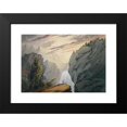 thumbnail image 2 of David Claypoole Johnston 14x11 Black Modern Framed Museum Art Print Titled - At the Waterfall (ca. 1850), 2 of 5