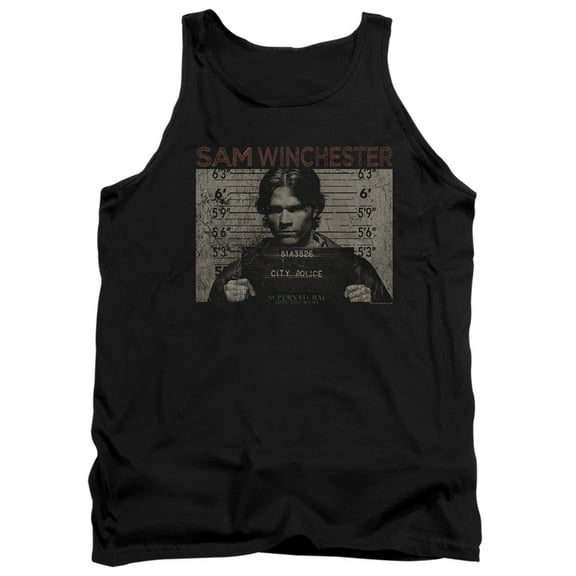 Supernatural - Sam Mug Shot - Tank Top - X-Large