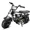 Black, variant on Upgraded 99cc 4-Stroke Gas Mini Bike for Ages 13+, Pull Start, Suspension Front Fork, Hydraulic Brakes, SUNF Tires, Up to 28 MPH, 220 lb Capacity – Purple