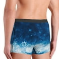 thumbnail image 5 of Daiia Blue Glitter Sparkles Men's Underwear Boxer Briefs, Cotton Stretch Moisture-Wicking Underwear-Medium, 5 of 9