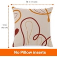 thumbnail image 2 of Pillow Covers 4pcs Throw Pillow Cover 18x18 Inches Decorative Pillows Floral Couch Pillow Covers for Living Room Couch Bed Sofa, 2 of 6