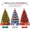 thumbnail image 6 of Christmas Prelit Tinsel Garland 16.4 ft Metallic Twist Tinsel Garland with 16.4ft LED Light Hanging Garland Decoration for Christmas Tree Indoor Outdoor Decor(Multicolor, Silver), 6 of 6