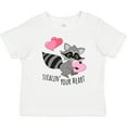 thumbnail image 3 of Inktastic Stealin' Your Heart Cute Raccoon Boys or Girls Baby T-Shirt, 3 of 5