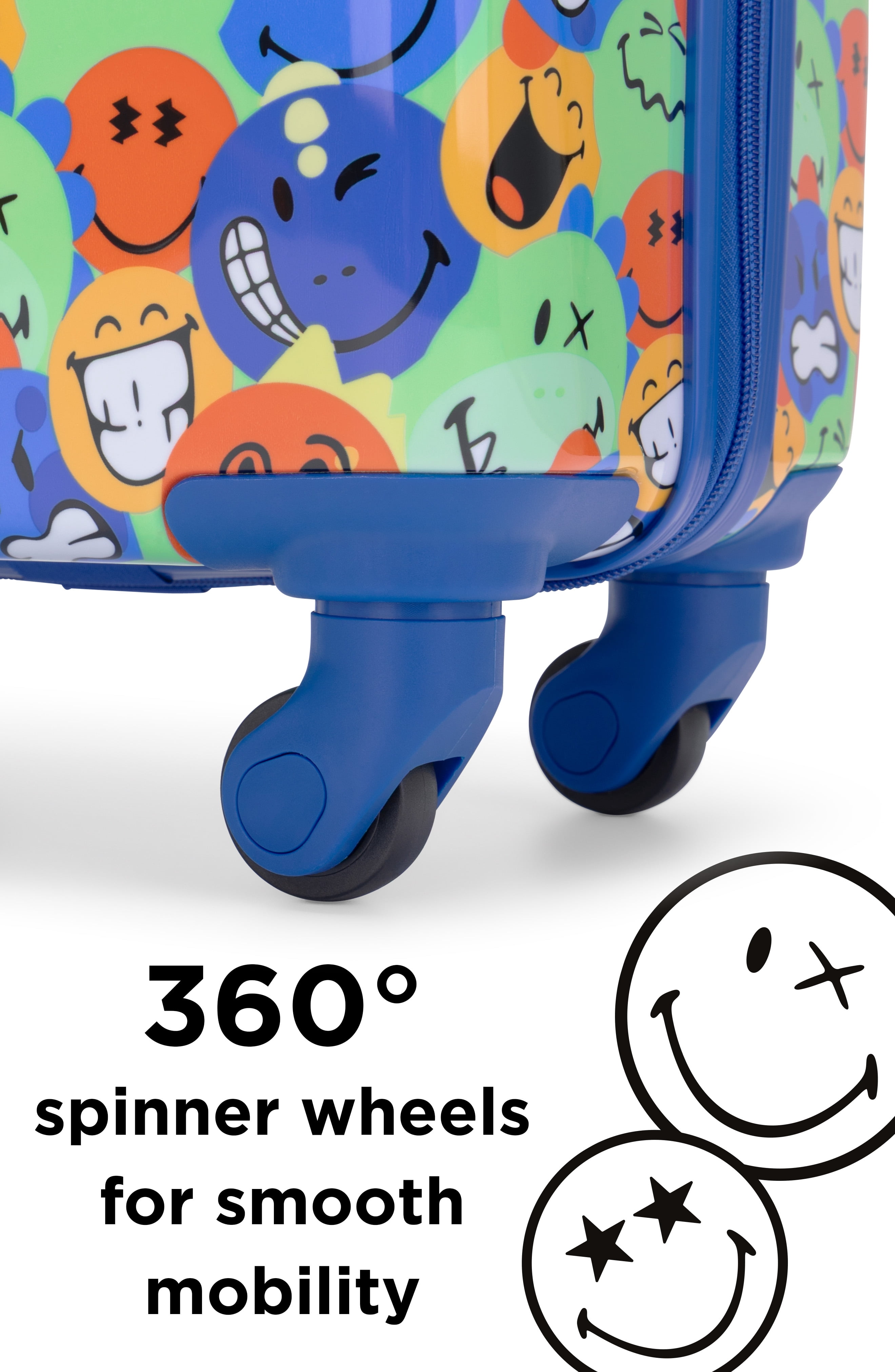 SMILEYWORLD Smileysaurus 18" Airline Approved Carry-on Suitcase