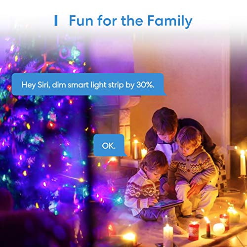 Smart LED Lights Works with Apple HomeKit, 32.8ft WiFi RGB Compatible with Siri, Alexa&Google and SmartThings, App Control, Color Changing Led Strips for Home, Bedroom, Kitchen, - Walmart.com