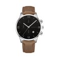 thumbnail image 2 of CIENVNSTG Fashion Men Leisure Business Date Alloy Case Synthetic Pu Leather Analog Quartz Sport Watch Male Luxury Clock, 2 of 3