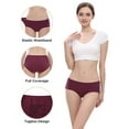 thumbnail image 4 of INNERSY Women's Cotton Underwear Hipster Panties 6 Pack Breathable Stretch Fit(2XL,Twilight Charm), 4 of 7
