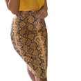 thumbnail image 1 of Falda lápiz de cintura alta con estampado de serpiente sexy a la moda para mujer kaili Sencillez, 1 of 3