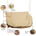 thumbnail image 1 of Funda para columpio de porche al aire libre, 55,9 x 24,8 x 31,8 pulgadas, color beige, resistente al agua, 420D, para colgar, 1 of 2