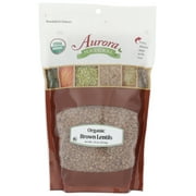 Aurora Natural Products Organic Brown Lentils, 22 Oz.