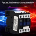 thumbnail image 3 of AC Contactor, Silver Contact 3 Pole Flame Retardant AC36V 12A High Sensitivity Contactor Switch Normally Open  For Industrial Equipment, 3 of 8