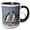 Black/White, variant on 3drose, Magellanic Penguins Rest Together on the Beach - Sa09 Hro0010 - Hugh Rose, 11oz Two-tone Yellow Mug