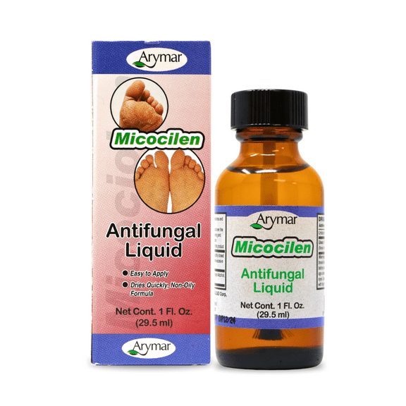 Arymar Micocilen Antifungal Liquid, 1 Fl oz - Provides Comfort from Itching and Burning