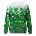 thumbnail image 4 of Xmas Snowman Sweatshirts for Women Funny Christmas Hoodies Oversized Fleece Tops Long Sleeve Crewneck Tops Warm Sweaters Lightweight Pullover Fall Winter Clothes, 4 of 4