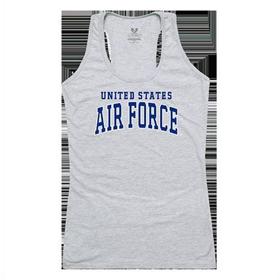 Rapid Dominance  USAF 1 Graphic Tank Top, Heather Grey - Small