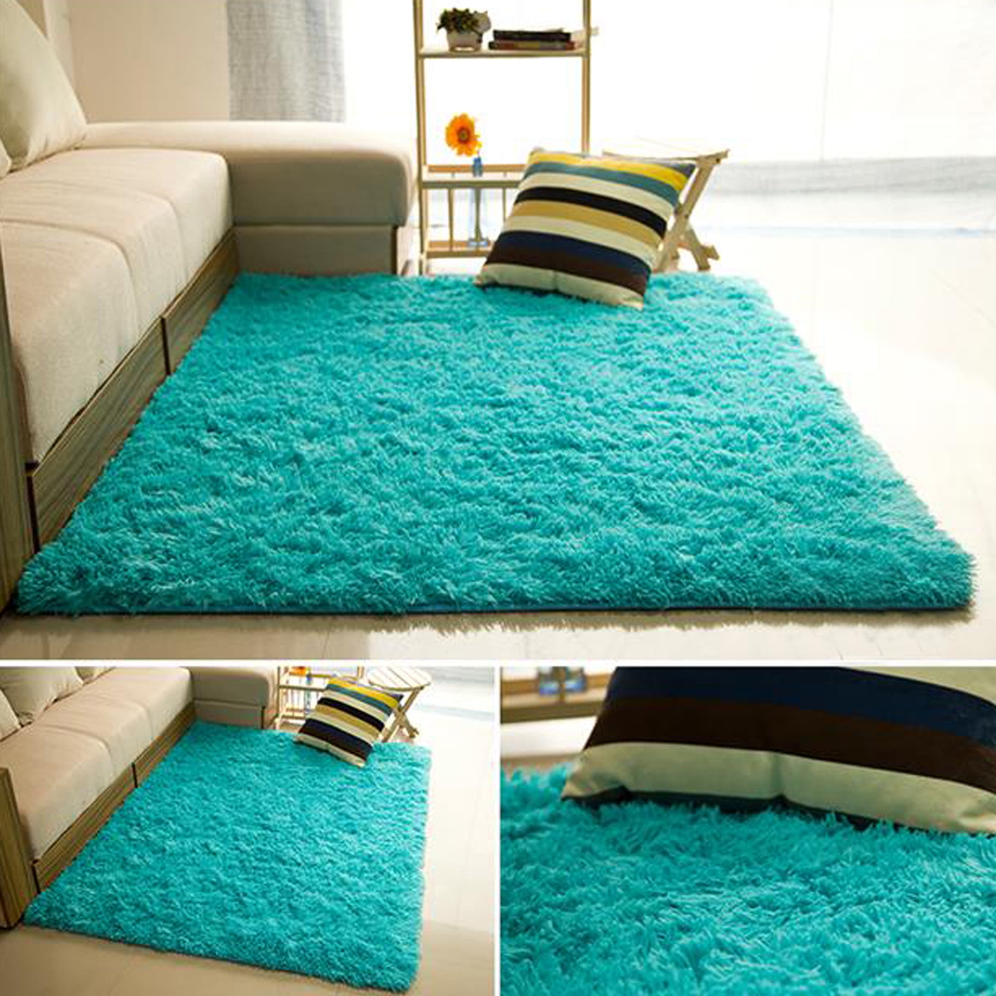 DODOING Rectangle Ultra Soft Area Rugs Fluffy Carpets for Bedroom
