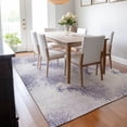 thumbnail image 6 of Addison Rugs Mayfield Washable Coastal Coral Purple Rectangle Rug, 5' x 7'6", 6 of 6