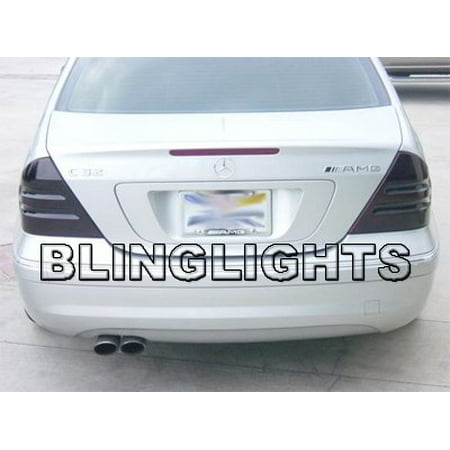 30 Light Tint - 2001 2002 2003 2004 Mercedes C30 AMG Smoked Taillamps Taillights Tail Lamps Tint Film Overlays C 30