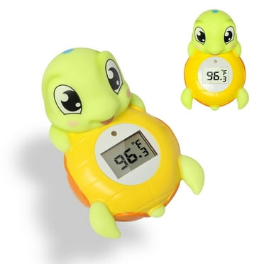 Doli Yearning Green Turtle Baby Bath Thermometer with Automatic Shut-Off, 1 Count