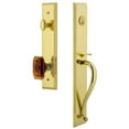 thumbnail image 3 of Grandeur Carsgrbca_Esetd_Na Carre Solid Brass Rose Dummy Full Plate "S" Grip Handleset -, 3 of 5