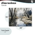 thumbnail image 4 of Stupell Industries Coastal Serene Reflections at Autumn Creek Canvas Art, 48 x 36, by Franklyn Gregory, 4 of 8