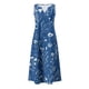 thumbnail image 2 of TaTaai Ladies Casual Sleeveless V Neck Maxi Dress Strap Detail Loose Fit Summer Beach Vacation Long Sundress Gift, 2 of 5