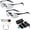 Black+gray, variant on Photochromic Sunglasses with Anti-glare Polarized Lens, UV400 Transition Tint for Daytime Driving Men