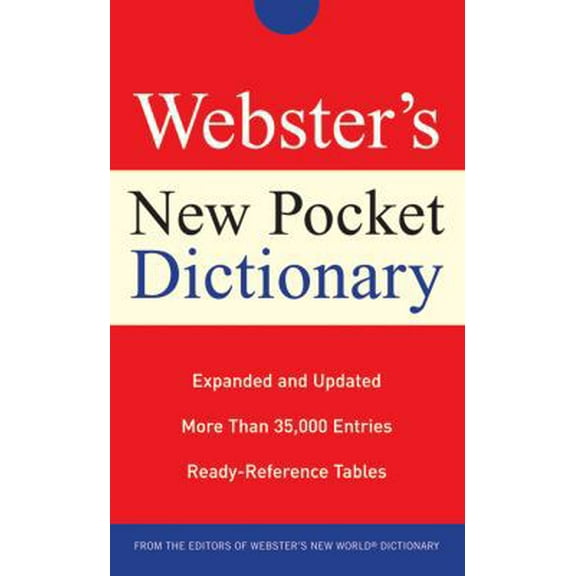 Pre-Owned Webster's New Pocket Dictionary (Paperback) 0470177667 9780470177662