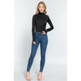 thumbnail image 2 of Long Sleeve High Neck Shirring Detail Ity Knit Bodysuit, 2 of 5