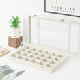 thumbnail image 2 of Coward Jewelry Organizer Box,24 Grids Ring Earring Display Case, 2 of 6