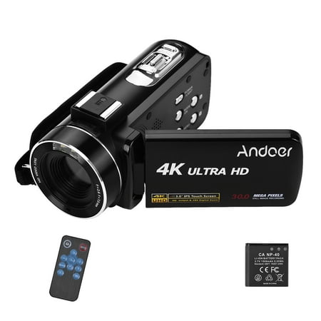 Image of Andoer-2 Video Camera Inch IPS Monitor IPS Monitor Burst 3.0 Inch IPS Monitor Burst Function DV Professional Video 4K Handheld Camera 3.0 Inch Video Camera AINN