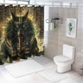 thumbnail image 7 of Orinice Egyptian God Egyptian Symbols Dark Fantasy Art Bathroom Decor Set 100% Polyester Fabric Shower Curtain with Hooks for Bathroom Decoration Luxurious Graphic Print Chic Modern Design 69x72, 7 of 7