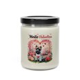 thumbnail image 3 of Hello Valentine’s Day Scottish Terrier Flower Crown Romantic Pink Floral Soy Wax Candle Scottie Dog Lover Gifts 9oz White Birch & Black Pepper Candle - 00031, 3 of 5
