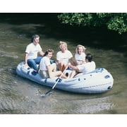 Sea Eagle SE9 Lightweight Inflatable Boat with Inflatable Floor, 5' Oar Set, Foot Pump, 2 Seats Great- Boating, Motoring, Rowing, Fishing & Yacht Tending- Fisherman's Dream Package