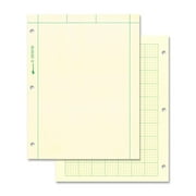 Rediform National Computation Pad - 100 Sheet - Quad Ruled - Letter - 8.50" x 11"-2PK