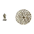 thumbnail image 1 of Estatua de caballero, figura coleccionable de escritorio, escultura de pared, hecha de resina y hierro. Ideal para regalar, decorar el hogar o la ofic, 1 of 8