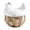 A-23cm, variant on SUYOLL Whimsical Hen Design Egg Basket Charming Decorative Wire Holder For Kitchen Functional Storage With A Playful Touch