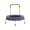 Dark Blue, variant on 28 Inch Toddler Trampoline with Handle, Blue Printed Indoor Outdoor Kids Trampoline, Bungee Cord Design No-Gap Safe Jumping Mat, Max 55 LBS, Gift for Boys Girls