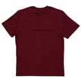 thumbnail image 2 of Born Fly Men's T-Shirt Embroidered Puff Print Academic Premium Short Sleeve Tee (Medium, Burgundy), 2 of 4