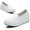 White, variant on Women's Leather Platform Slip On Nurse Loafers Comfortable Lightweight Wedge Orthotic Sneakers Casual Rocker Shoes