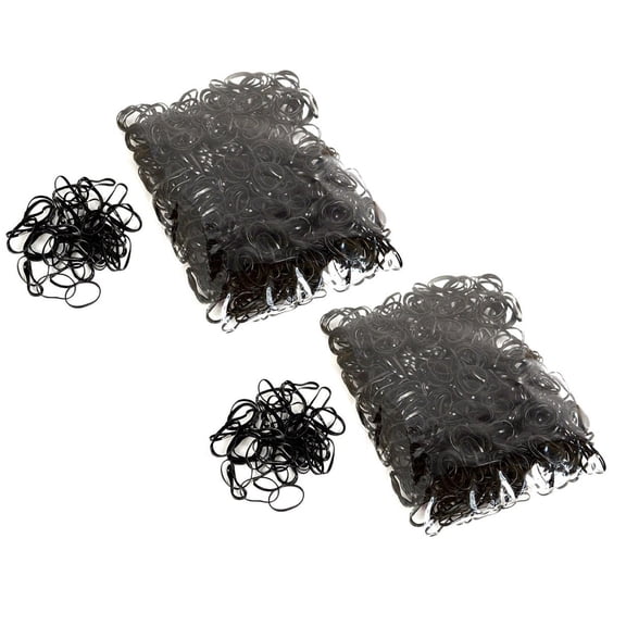 2000Pcs Glow In the Dark Latex Rubber Band Bracelet Pack Rubber Band Mega Value Pack with Clips Fixing Clip Happy 2026!