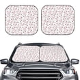 thumbnail image 2 of Fotbe Cute Rabbit Juego de 2 Piezas de Parasoles para Parabrisas | Bloqueador Solar para Auto | Accesorios Plegables para Protección Solar Interior-Small, 2 of 6