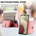 thumbnail image 3 of for Samsung Galaxy A12 5G Wallet Case, Crossbody Phone Purse with Card Holder for Women, Zipper PU Leather Carrying Cover Gift with Shoulder Strap Kickstand Anti-drop for A12 5G - Pink, 3 of 10
