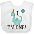 thumbnail image 3 of Inktastic First Birthday Dinosaur Party 1 Year Old Boys or Girls Baby Bib, 3 of 4