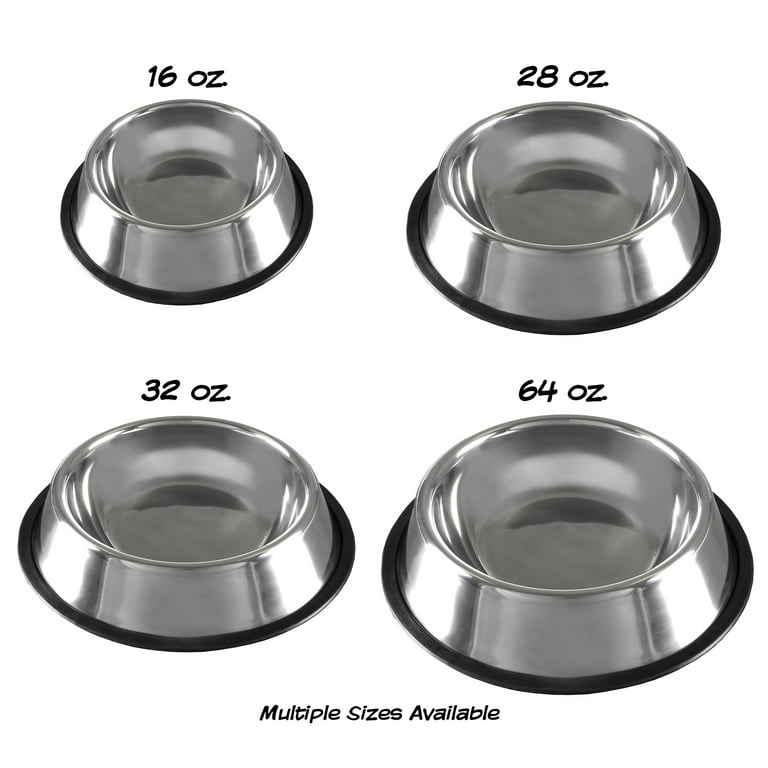 Adjustable 3-height Elevated Dog Bowls Stainless Steel Pet Feeder Non-Slip  No-Spill Dish For Small Medium Large Dogs - AliExpress
