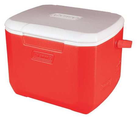 white coleman cooler