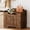 retro Brown, variant on Storage Chest,24.8 In Storage Trunk with Safety Hinges,Wooden Storage Bench,Toy Organizer Box Shoe Bench,Easy Assembly,Storage Bench for Bedroom,Living Room,Entryway
