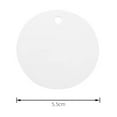 thumbnail image 4 of 100 Pcs Round Gift Tags with String,Blank Paper Hang Tags for Labing Custom Gifts Bag Crafts Wedding Christmas Presents Halloween Brown/White/Black Color, 4 of 7